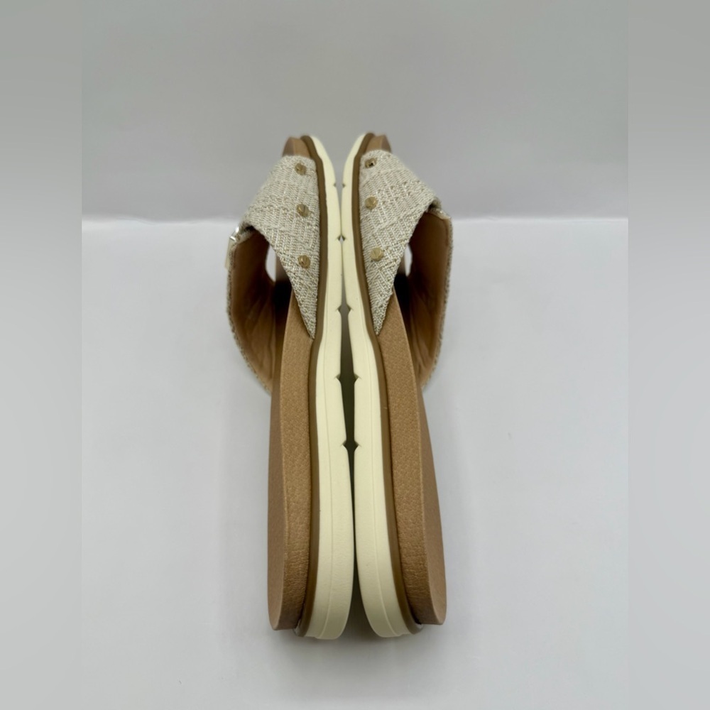 Dr. Scholl's Women's Tan Buckle Slide Sandals - Picture 5 of 16